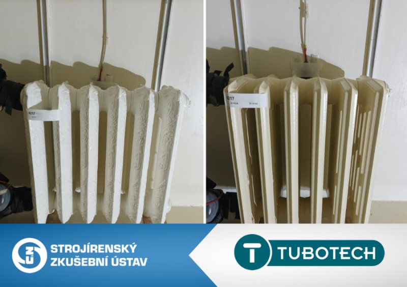 Testing and certification of cast iron radiators at SZU