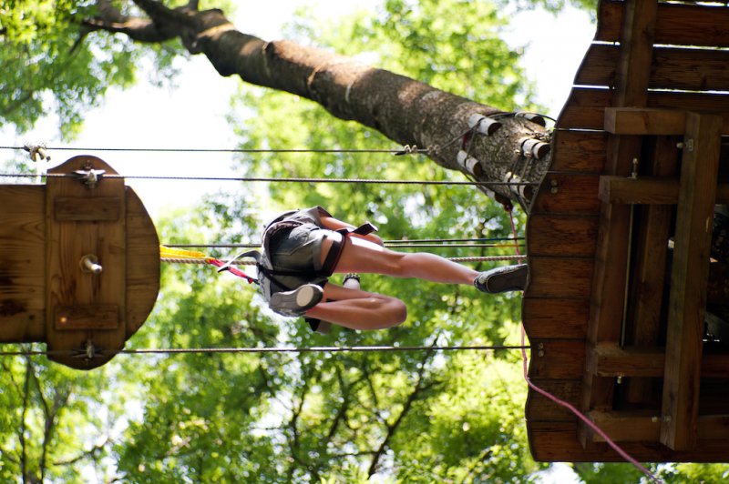 Rope centres and water slides