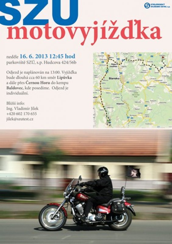 První ročník SZÚ - moto vyjížďky