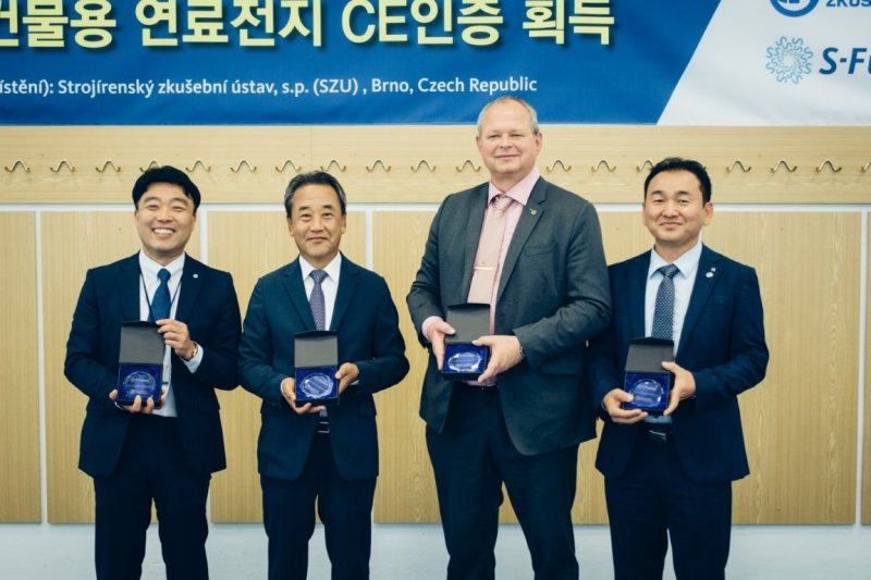 We have certified the hydrogen cell technology of the Korean manufacturer S-Fuelcell